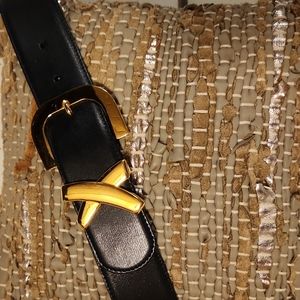 Paloma Picasso Navy Designer Belt